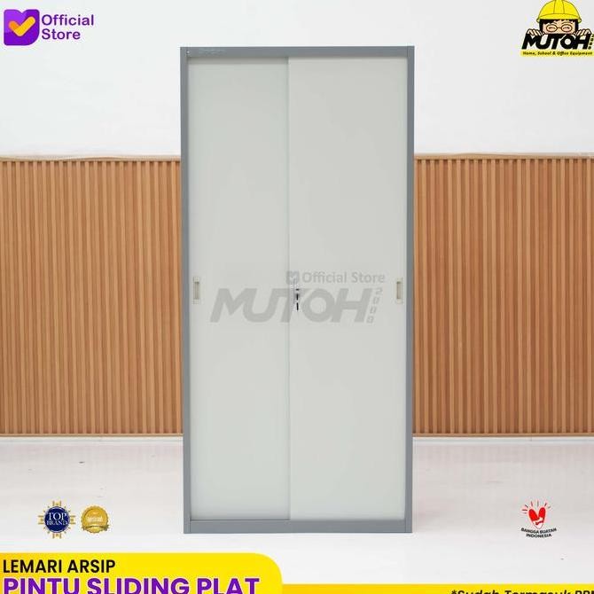 NEW Lemari arsip 2 pintu | lemari besi arsip 2 pintu sliding plat MUTOH2000