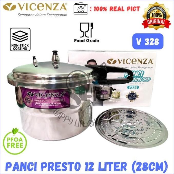 Presto 12 Liter Vicenza V328/Panci Presto 12 Liter Vicenza