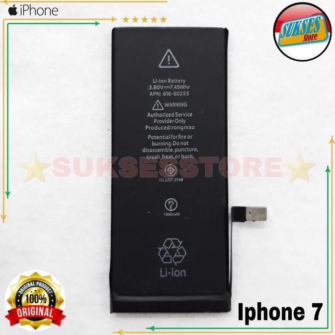 NEW baterai iphone 7 original 100%