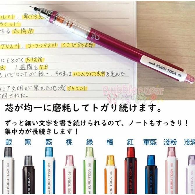 

BEBAS ONGKIR - Pensil Mekanik yang bisa MERAUT SENDIRI!! Uni Kuru Toga Auto - 0,5mm