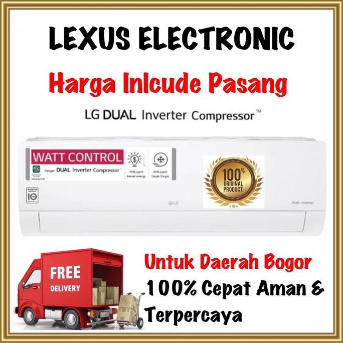 BEBAS ONGKIR - AC THAILAND AC LG INVERTER 1 PK T10EV4 THAILAND AC LG T10EV4 LG T10