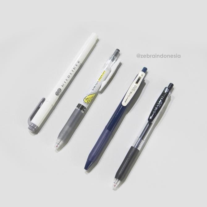 

TERBARU - Zebra Gel Pen Pulpen Sarasa Highlighter Mildliner Paket Alat Tulis