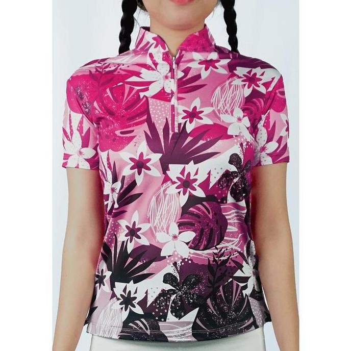 TERLARIS - Trijee Sportswear Polo Shanghai Jersey Women Brisa - Pink