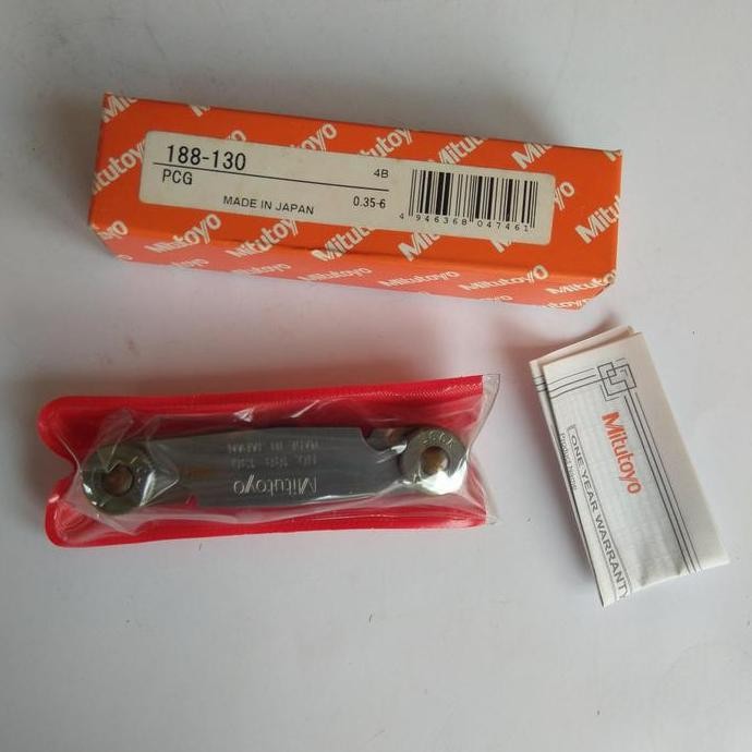 

Bst Ready Thread Pitch Gage 0,35-6Mm Mitutoyo 188-130 (22 Leaves) Best Seller