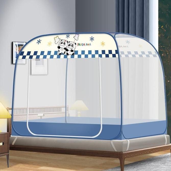 Kelambu Tidur Portable 180 X 200Cm 200X200Cm Kelambu Lipat Kelambu Tempat Tidur Dewasa Anti Nyamuk K