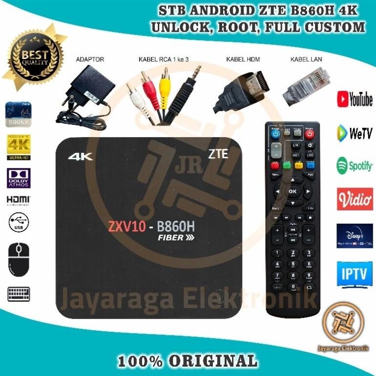 Stb Android Smart Tv Box B86Oh 4K Hybrid Full Root Full Custom Full Fitur | Mengubah Tv Jadul Menjad