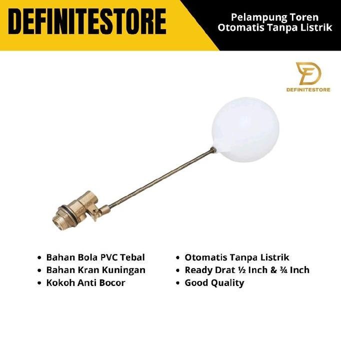 Pelampung Tandon Air Pelampung Toren Pelampung Otomatis Pelampung Air Tiang Kuningan Pelampung Bola 