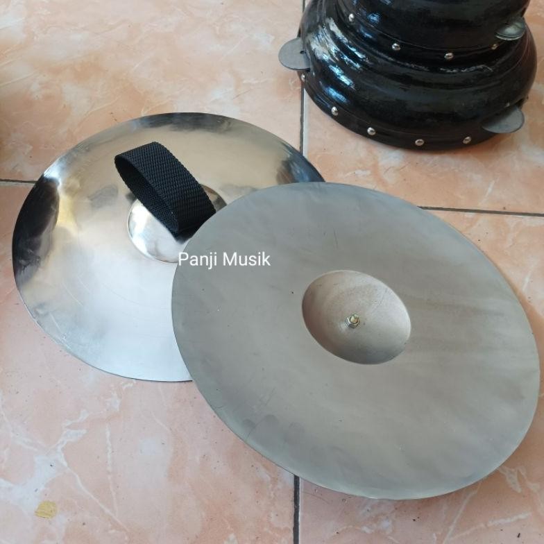 Sepasang Simbal Tangan Cymbal Drumband Marching Band Barongsai Murah 10Inc 12Inc 14Inc