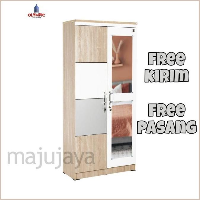 Lemari 2 pintu minimalis Olympic / 3 pintu minimalis olympic Navaro