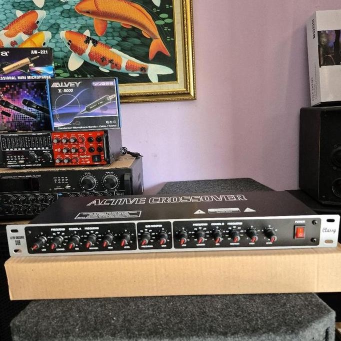 Active Crossover Subwoofer Crossover Aktif 4 Way Subwoofer High Mid Low  Speaker