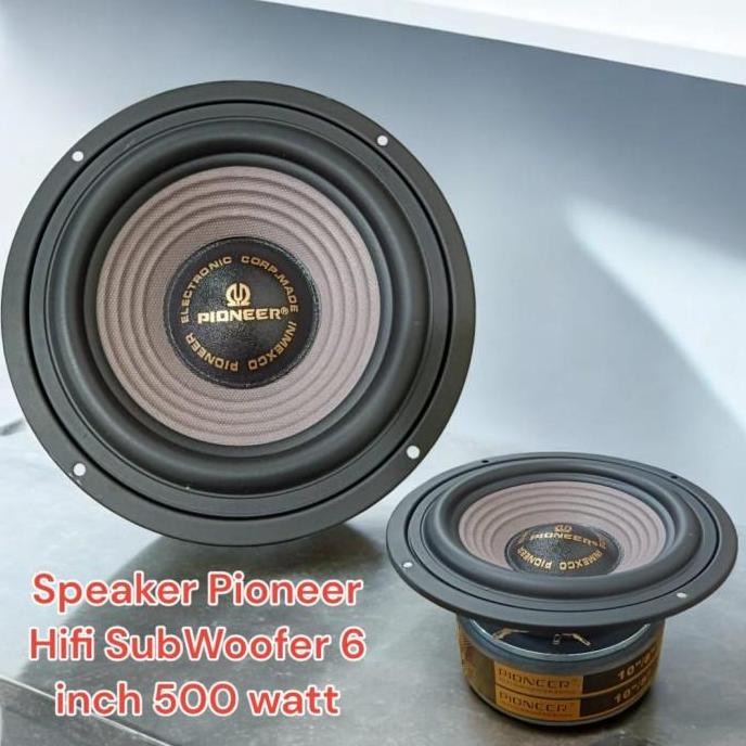Grosir Komponen Speaker Pioneer Hifi  Subwoofer  6 Inch Voice Coil 2 Inch