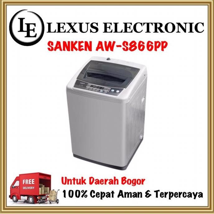 AWS866PP | AW-S866PP | MESIN CUCI 7 KG | SANKEN MESIN CUCI | 7KG