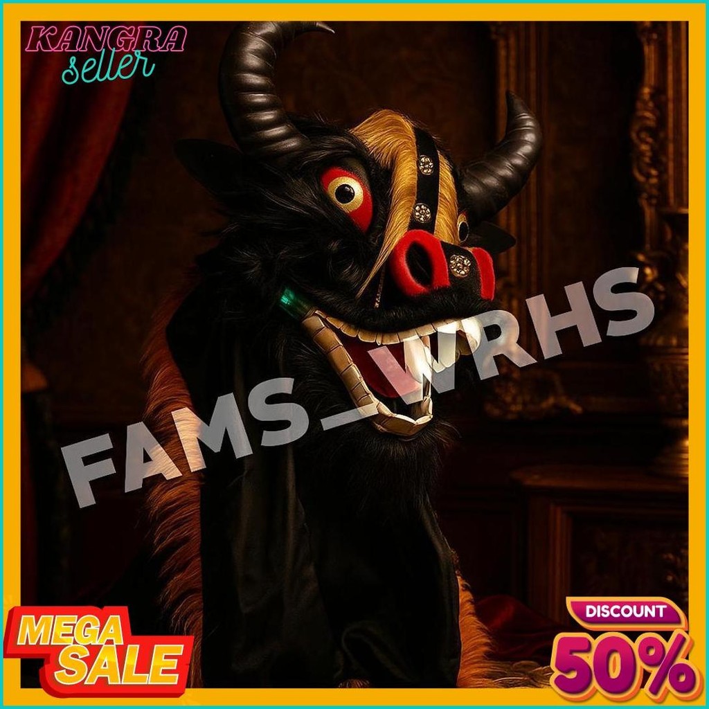 Bantengan Anak Bantengan Mangap Spons Topeng Bantengan Kerbau