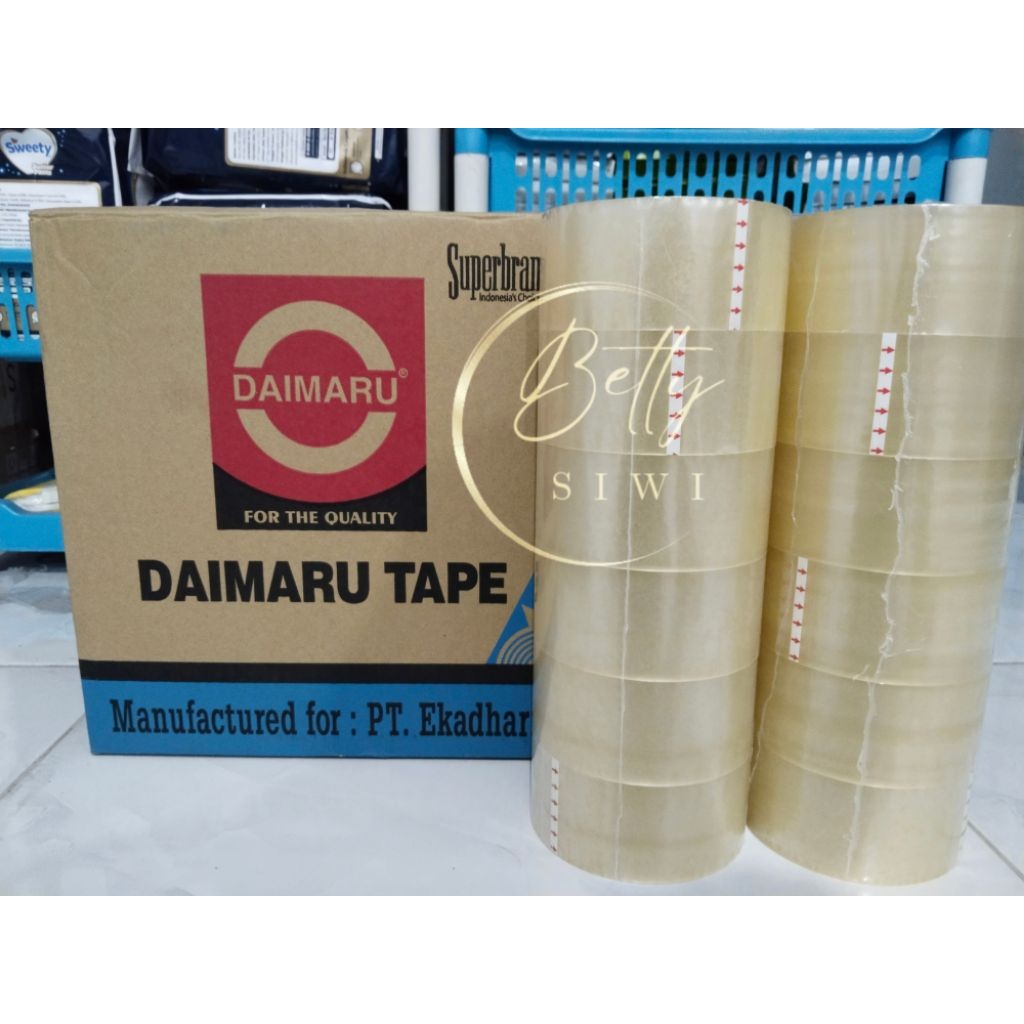 

[6Roll] Lakban OPP Daimaru 2inch 48mmx90yard Bening