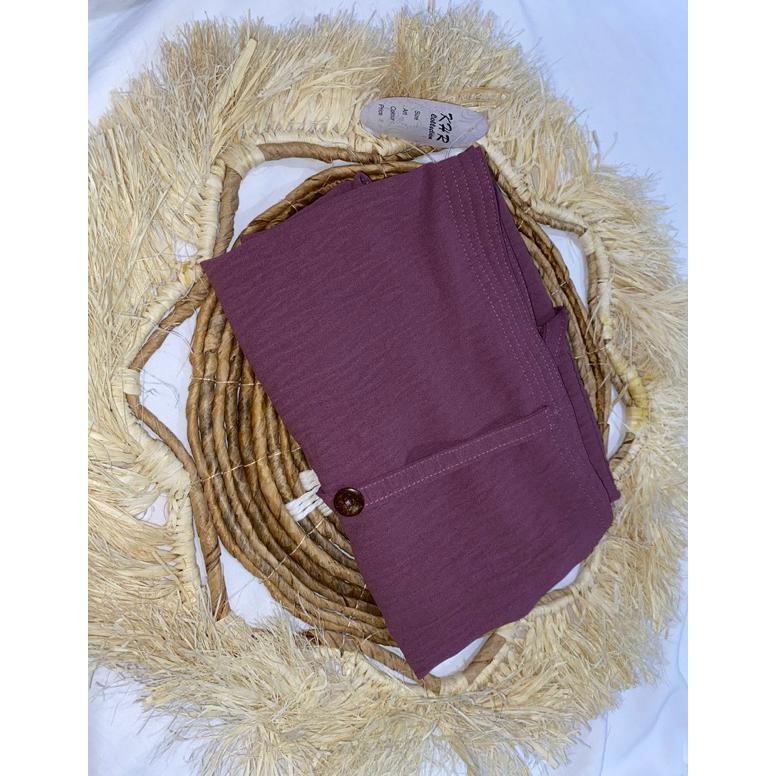 Ct_C1077 Maryam - Hijab Bergo Crinkle Airflow L Xl Tali Konektor Masker Jilbab Instan Langsungan Ter