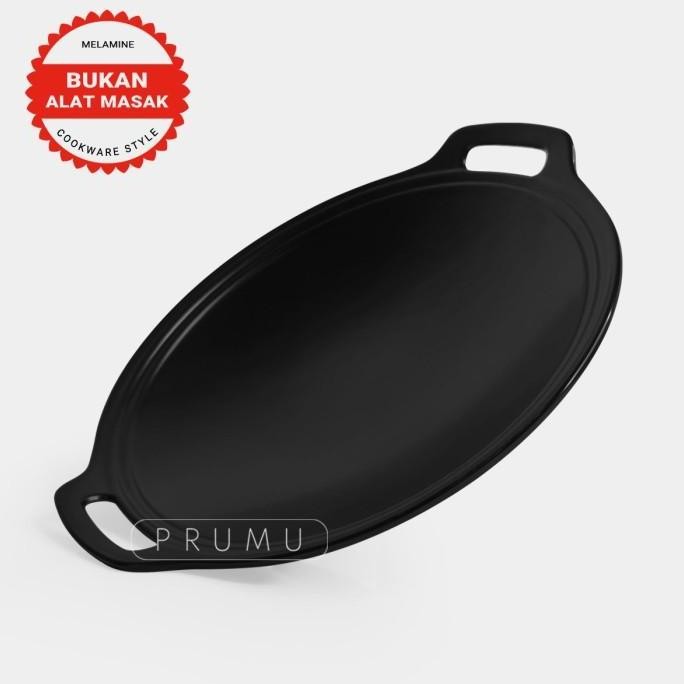 Melamin Piring Wajan 9 Inch - Piring Saji Unik - Piring Cafe Restoran - Golden Dragon P9509A Allshop