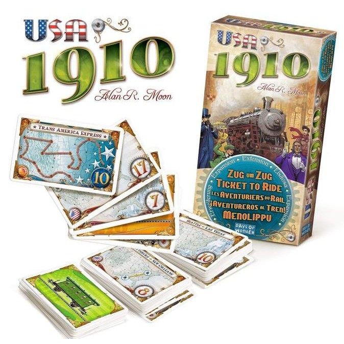 Promo Ticket to Ride USA 1910 COD