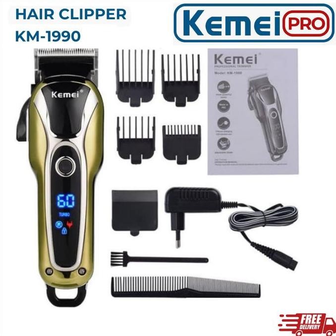 Promo KEMEI 1990 Alat Cukur Turbo Kemei 1990 Clipper Kemei KM-1990 Cukruan Rambut Kemei KM1990 TURBO