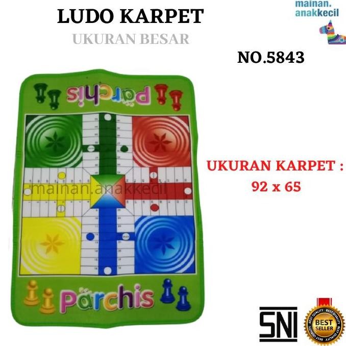 Promo MAINAN EDUKATIF ANAK LUDO KARPET UKURAN BESAR COD