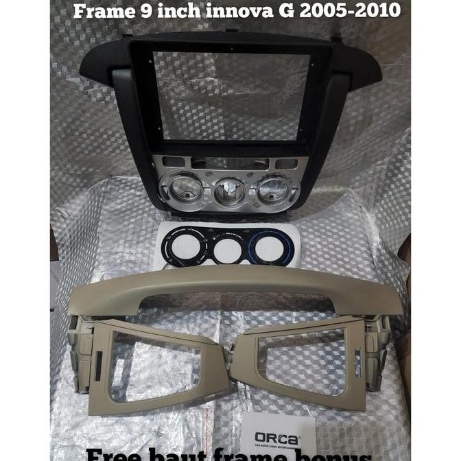 * Frame Head Unit Double Din Android 9 Inch Mobil Innova Grand Innova *