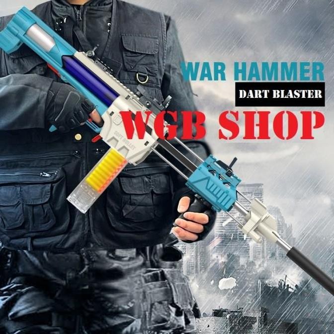 Promo Mainan WAR HAMMER Jinming Dart Blaster Busa COD