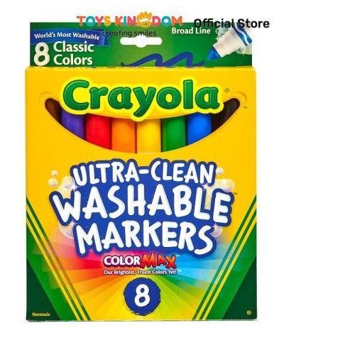 

Promo Crayola Ultra Clean Washable Markers 8 Pcs COD