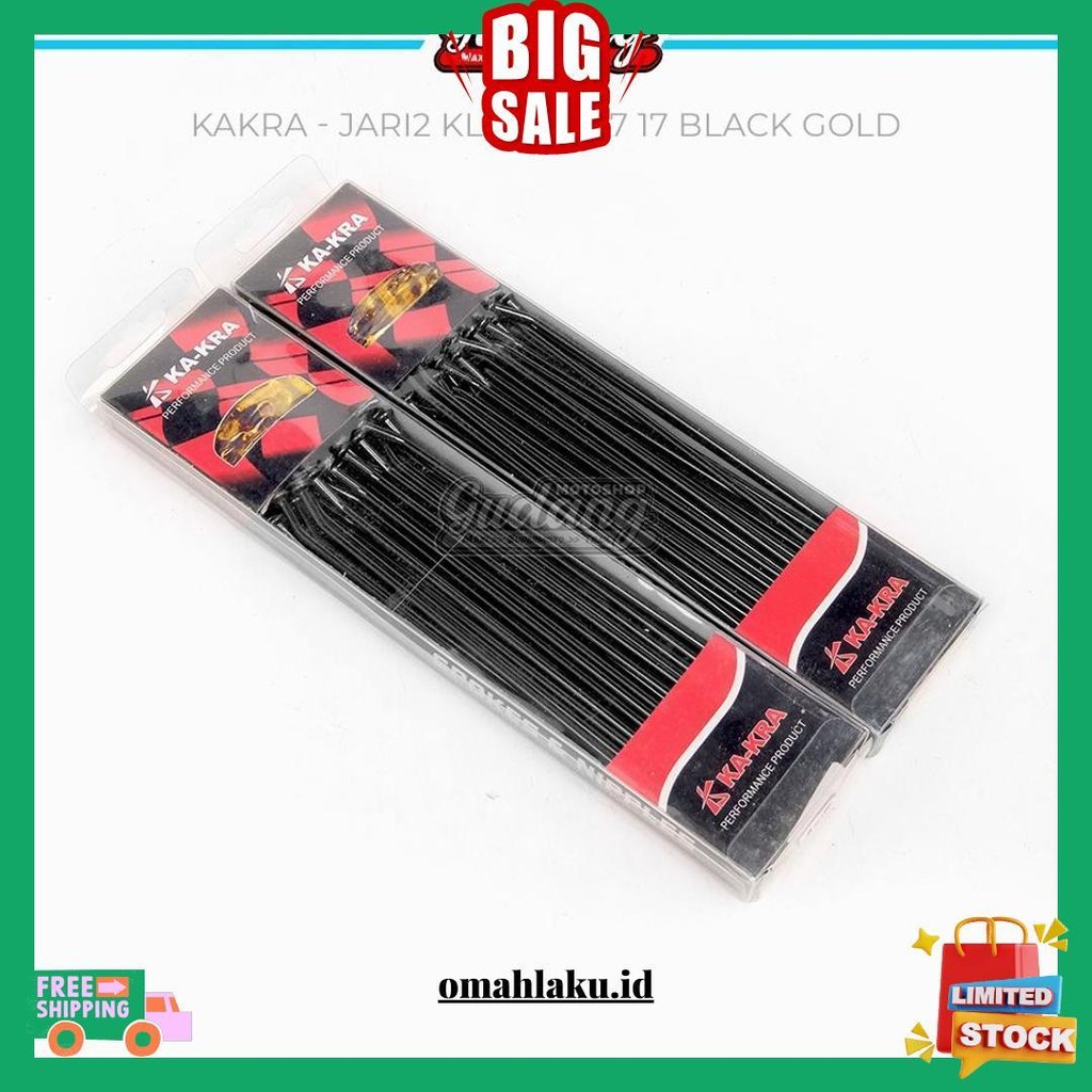 Jari Jari Set Supermoto Ka-Kra Nipple Jari2 Klx 150 Crf 150L Wr 155 Ring 9 X R17 36 Hole Gratis Ongk