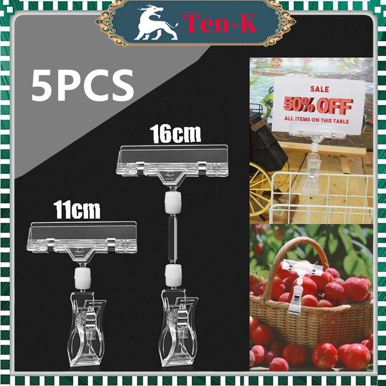 

Promo 5Pcs 11/16 Cm Jepitan Price Tag Price Tag Jepitan Toko Penjepit Papan Obral Transparan Diskon