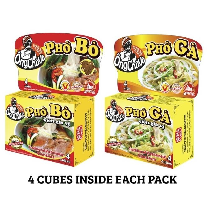 

Ong Chava Pho Bo Spice Seasoning Cubes 75G