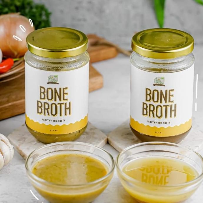 

Min. Pembelian 2 Jar Mix Varian Bone Broth Kaldu Tulang Sapi Dan Kaldu Tulang Ayam 275Ml
