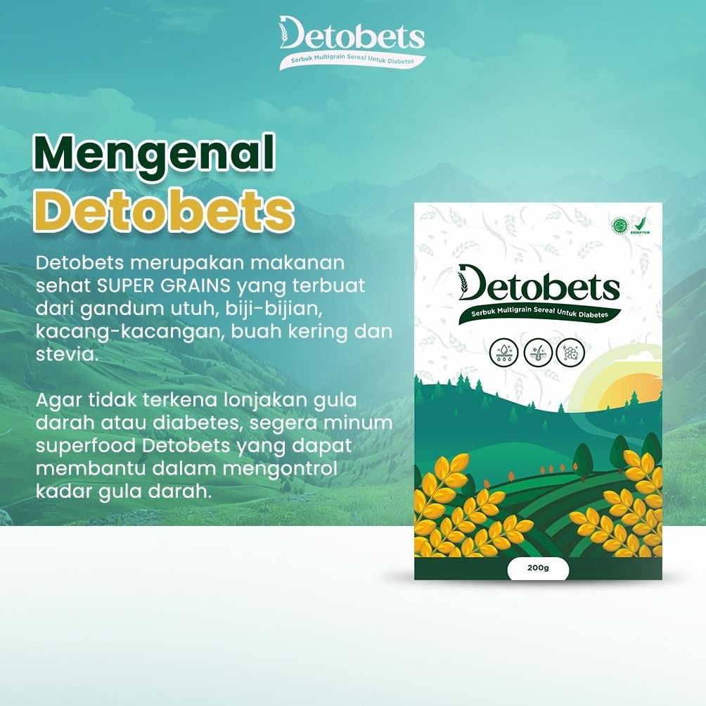 

hj-77 TU26 Detobets Sereal Diabet Rendah Lemak Untuk Diabetes Super Low Fat Serbuk Organik 200gram Hemat Sale