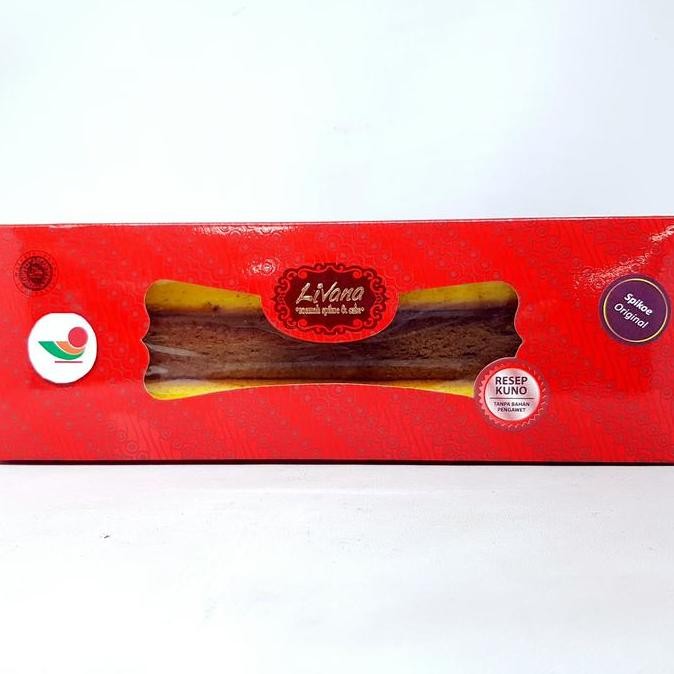 

Open DS] LIVANA SPIKOE 350gr | KUE SPIKU LAPIS KHAS SURABAYA UKURAN 21x5x7cm