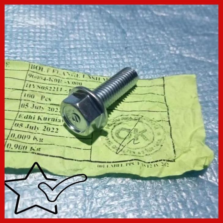 [ASS] BAUT FLANGE ORIGINAL M825 KUNCI 12 BAJA KARBON