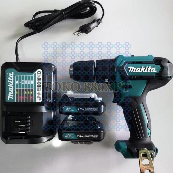(:(:(:(] Bor Beton Cordless Hammer Drill Baterai Makita HP333DWYE HP 333 DWYE