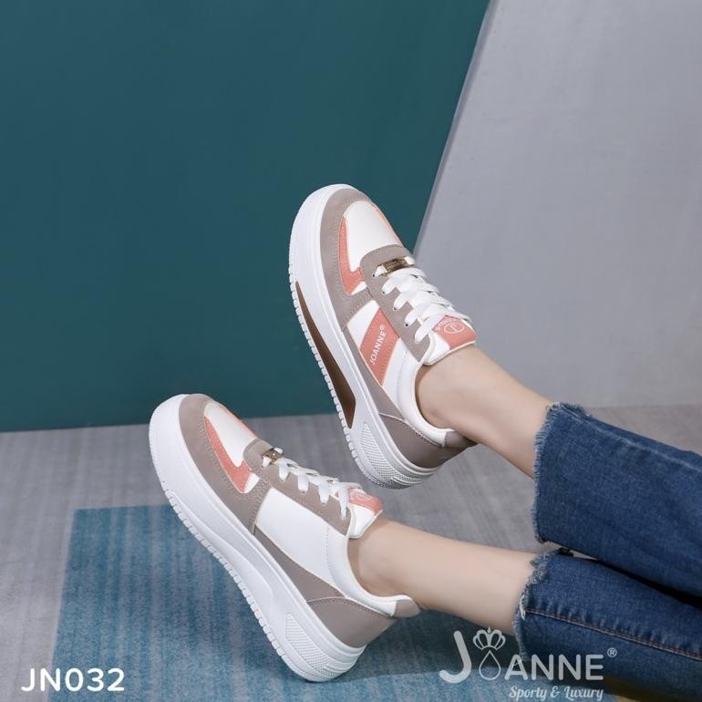 Uy-23 Joanne Footwear Casual Sport Sneakers Shoes Sepatu Wanita #Jn032