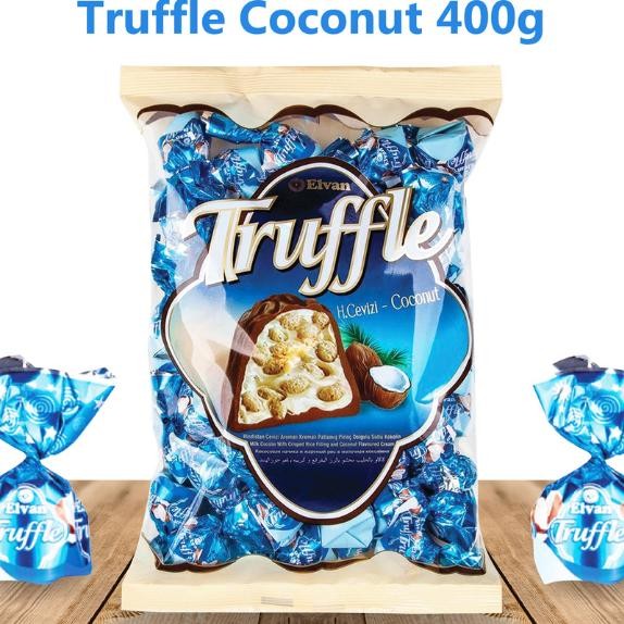 

YBW-2429 ul-64 Elvan Truffle Chocolate Coklat Arab Turki Assortment Caramel Hazelnut Coconut Strawberry 400gr Sale Sale