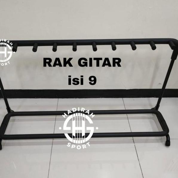 Rak Gitar Elektrik Akustik Stand Gitar Isi 5 7 9 14 Besi Busa