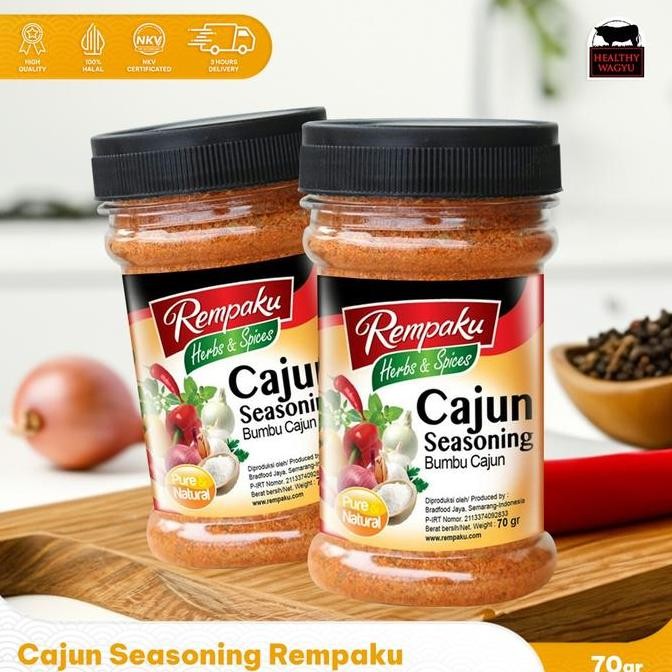 

JH8 Cajun Seasoning / Bumbu Masak Cajun / Rempaku 70gr