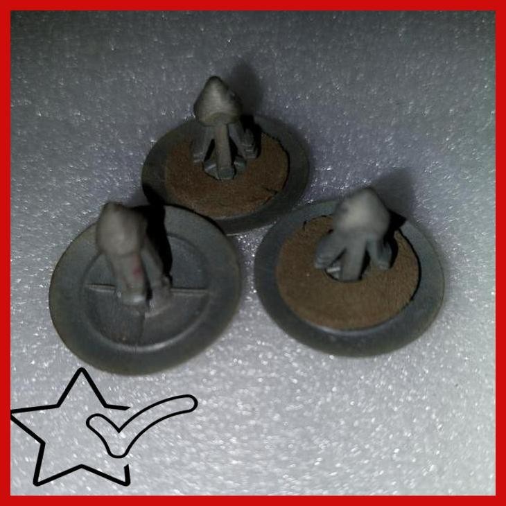 [ASS] KLIP RIVET BAUT PENGUNCI PLASTIK MOBIL DIAMETER LUBANG 6MM ORIGINAL