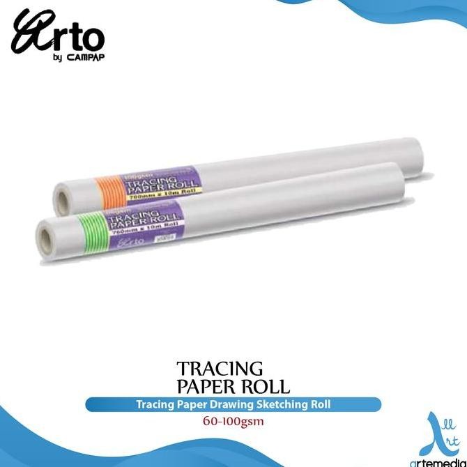 

Sale Kertas Kalkir Arto Tracing Paper Roll Drawing Sketching
