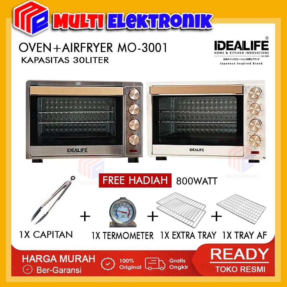 Idealife Oven Listrik Low Watt Kapasitas 30 Liter MO-3001