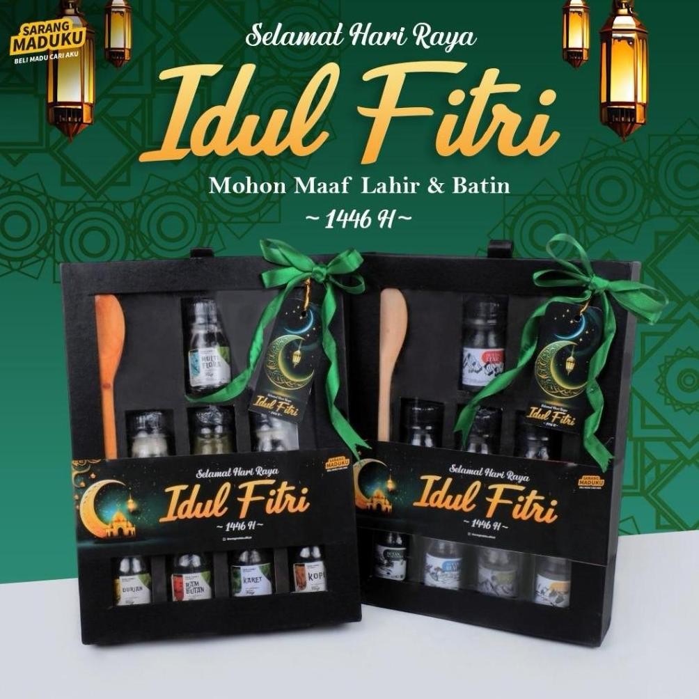 

Promo Spesial!! If56 Sarang Maduku Hampers Lebaran Idul Fitri Madu Murni Madu Hutan Parcel Lebaran Idul Fitri Gift Raw Honey Terlaris Berkualitas