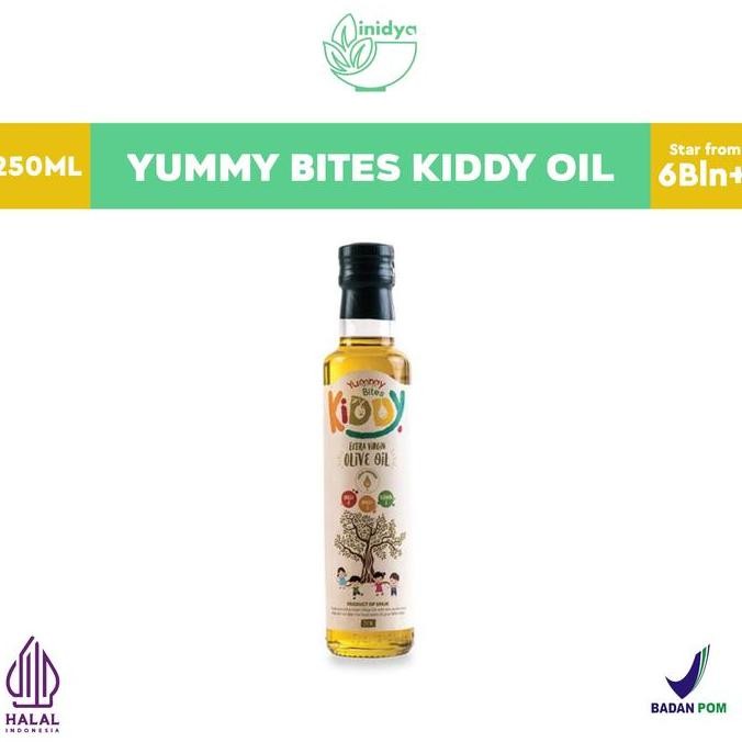 

JH8 Yummy Bites Kiddy Extra Virgin Olive Oil Botol 250ml | Minyak Mpasi Bayi | EVOO | Zaitun