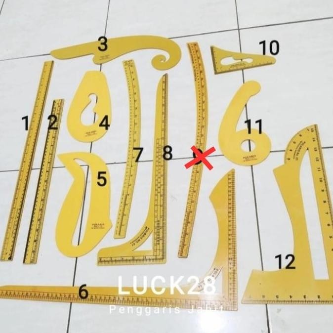 

penggaris jahit set Gs