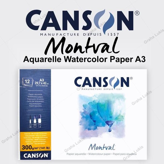 

Sale Canson Montval A3 29.7X42Cm 300Gsm