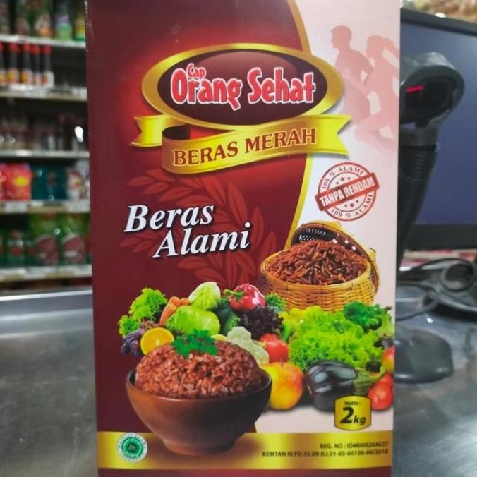 

(Expert) beras merah cap orang sehat 1kg dan 2 kg