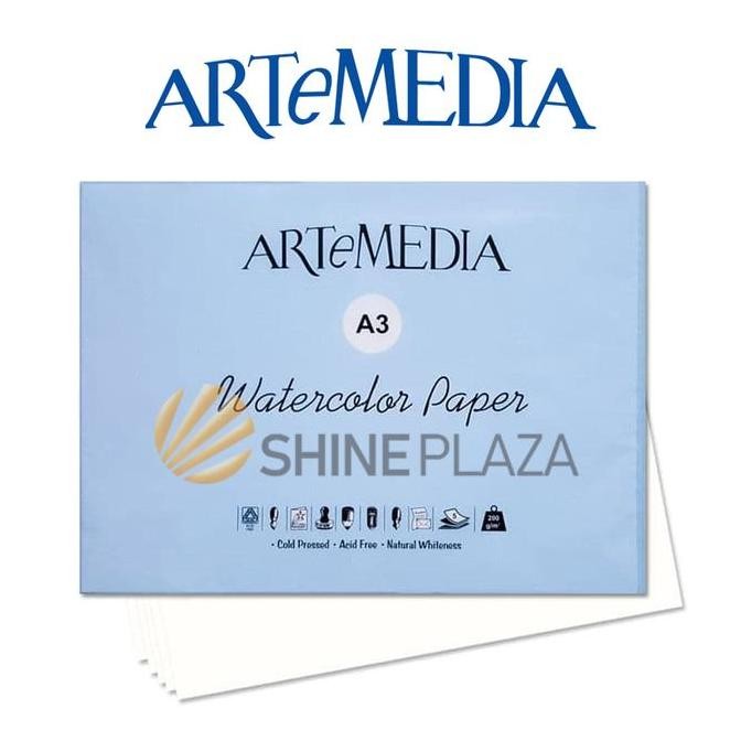 

Sale Artemedia Watercolor Paper A3 200Gr - Kertas Water Color Cat Air 200Gsm Isi 5 Lembar