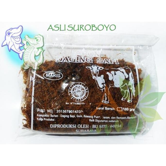 

JH8 ASLI SURABAYA !!! ABON SAPI - MANIS 100GRAM