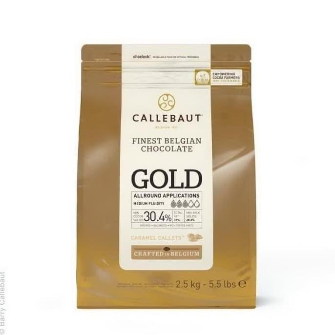 

(Expert) Callebaut Gold Caramel Chocolate Couverture 30,4% 250 gr