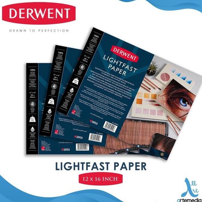 

Sale Kertas Gambar Derwent 305X406Mm Lightfast Pencil Drawing Paper Pad